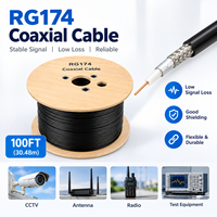 Câble coaxial RF sur mesure OEM, assemblage RG174 RG316 RG58 avec connecteur SMA BNC FAKRA, directement de l'usine