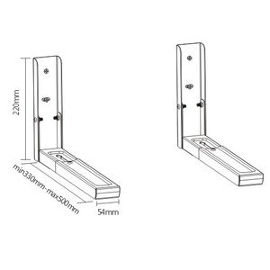 MB-3 Support mural réglable et facile à fixer <span class=keywords><strong>pour</strong></span> four à <span class=keywords><strong>micro</strong></span>-ondes, Support mural <span class=keywords><strong>pour</strong></span> four à <span class=keywords><strong>micro</strong></span>-ondes, étagère <span class=keywords><strong>pour</strong></span> la cuisine - Product Image 6