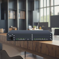 4/8 puertos VoIP Gateway PRI/SS7/R2 Soporte de señal para productos VoIP de red IP