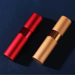 New Design Empty Luxury Aluminum Packaging Bottle Rotating Spray Atomizer Glass <b>Perfume</b> Bottle - Product Image 3