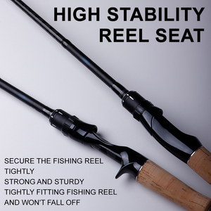 <span class=keywords><strong>Canne</strong></span> <span class=keywords><strong>à</strong></span> <span class=keywords><strong>pêche</strong></span> jigging en carbone haute performance sur mesure OEM 1,8m-2,4m 5-28g avec anneaux Fuji, action lente, pour <span class=keywords><strong>pêche</strong></span> en rivière, en mer, en eau douce et en eau salée - Product Image 3