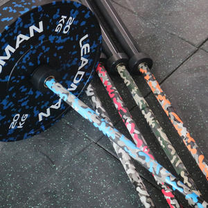 Fabrieksdirecte verkoop halters 15kg 20kg 1500lb 2000lb Gym Man Power Bar Camouflage RVS halterstang - Product Image 5