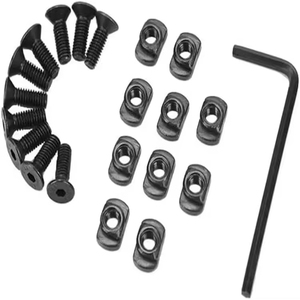 Custom High-Strength Alloy Steel Anti-Loose Screw & Nut Kit for Outdoor Gear Flashlight Adapter Black Oxide Finish - Product Image 4