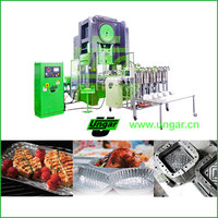 Machine de presse de poinçonnage de ligne de Production de plat de plateau de récipient de nourriture de papier d'aluminium