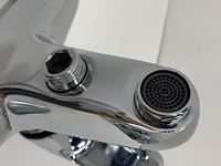 Échantillon Gratuit : Robinet Mural Chromé Chaud/Froid pour Salle de Bain, Mitigeur de Baignoire pour Ensemble de Douche