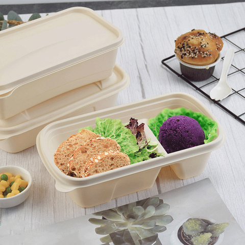 Green 2 Go EarthChoice Bagasse Blend Paper White Rectangular Utility Container