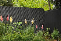 Clôture de jardin en mailles de chaîne avec lames en PVC, panneau de protection d'intimité en acier galvanisé pour extérieur, jardin, cour résidentielle