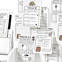 Paquete de 30 Blocs de Notas con Hojas Sueltas, Estilo Bonito, para Planificación Diaria, Mensajes, Diario