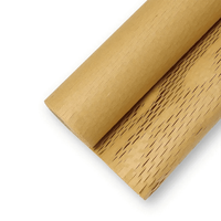 Rouleau d'emballage de décoration en carton pliable Papier nid d'abeille kraft pour emballage Fournisseur professionnel Papier artisanal brun personnalisé