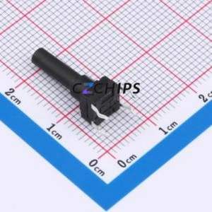 TSW06112-170B331BA Tactile Switch Through hole-4P,6.1x6.1mm Switch Single Pole Single Throw Round Button 1.8N 6.1mm - Product Image 2