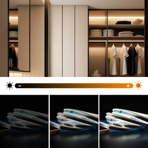 Tira de LED COB direccionable de 24V, 420 LED/m, 10 mm, blanca dinámica, flexible - Product Image 2