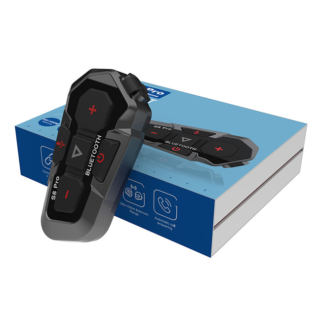 Premium Quality Noise Cancelling 2-Way Motorcycle Helmet Intercom with Third-Party Intercom Compatibility