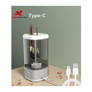 Nettoyant pour pinceaux de maquillage USB à rotation automatique à prix réduit pour un nettoyage en profondeur, portable, type blender rotatif - Product Image 6