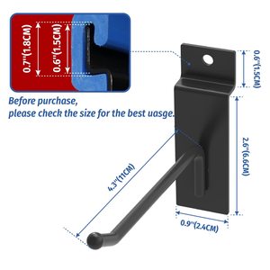 Bán buôn siêu thị kim loại Pegboard Rack hiển thị Hooks cho treo - Product Image 6