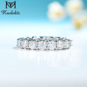 Customize Jewelry Handmade 925 Sterling Silver Rings for Women 5ct Moissanite <b>Wedding</b> Engagement Promise Fine Jewelry - Product Image 6