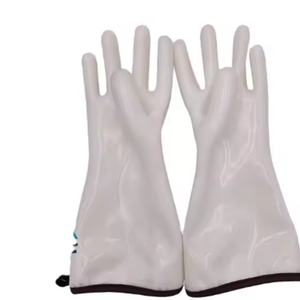 Heat Resistant <b>Silicone</b> <b>Oven</b> Mitts <b>Gloves</b> <b>with</b> Fingers Safety <b>Gloves</b> for Barbecue Baking Cooking - Product Image 3