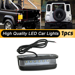 Luz LED Blanca de 12V para Matrícula, para Land Rover <span class=keywords><strong>Defender</strong></span> 90 110 130 1990-2016, 1991 <span class=keywords><strong>1992</strong></span> 1993-2000 2013 2014 2015 - Product Image 1