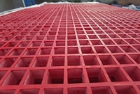 Grille en vinylester FRP résistante à la corrosion pour plateforme d'opération et marchepied d'escalier d'atelier de traitement chimique