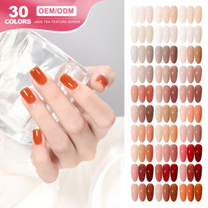 Set de Esmaltes de Uñas en Gel Miss Gooey, 30 Colores, Sin HEMA, Ecológico, <span class=keywords><strong>Kit</strong></span> de Esmalte de Gel Translúcido Nude, Gel UV Orgánico con Certificación CE/CPNP de Fábrica - Product Image 3