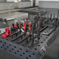 Robot humanoide Inteligencia Artificial perfectamente equipado con mesa de soldadura 3D de hierro fundido de posicionamiento poroso de precisión