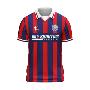 Maglia <span class=keywords><strong>da</strong></span> <span class=keywords><strong>calcio</strong></span> con maglia <span class=keywords><strong>da</strong></span> <span class=keywords><strong>calcio</strong></span> e Design personalizzato maglia <span class=keywords><strong>da</strong></span> <span class=keywords><strong>calcio</strong></span> maglia <span class=keywords><strong>da</strong></span> <span class=keywords><strong>calcio</strong></span> in poliestere a righe divisa <span class=keywords><strong>da</strong></span> <span class=keywords><strong>calcio</strong></span> - Product Image 2