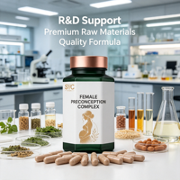 Complément de soutien à la fertilité OEM : Vitamines à base de plantes, méthylfolate, myo-inositol, antioxydant pour la fonction ovarienne et la qualité des ovules – Capsules OvaBoost