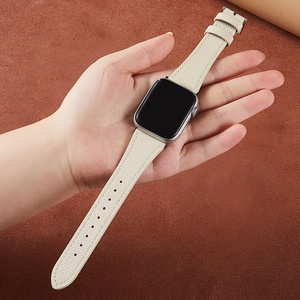 Bracelet de montre en cuir véritable Upro Plam, 38/40/42/44 mm, pour Apple Watch, bracelet de remplacement, accessoires pour femmes - Product Image 2
