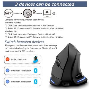 <span class=keywords><strong>2025</strong></span> F-35b Ba Chế Độ Không Dây Trò Chơi Chuột Bán Chạy Zelotes 6 Nút 3 Có Thể Điều Chỉnh DPI Quang 2.4G Chơi Game Dọc Chuột - Product Image 2