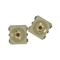 Luz para Automóvil, Chip LED Epistar Sanan de 0.5w, Rojo 615-625nm, Plcc 6 SMD 3343