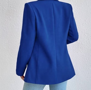 여성 자켓 레이디스 봄 가을 블랙 신상 숏 수트 블레이저 - Product Image 2