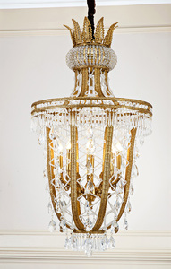 Proveedor de China, lámpara colgante de diseño único europeo con precio directo de fábrica, candelabros de bronce y latón antiguo - Product Image 2