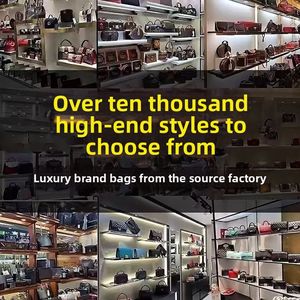 Meilleurs sacs de créateur unisexes en cuir véritable de luxe, isolés, avec fermeture éclair, style 2000 5000, marron, ensemble de sacs et de chaussures de haute qualité - Product Image 6