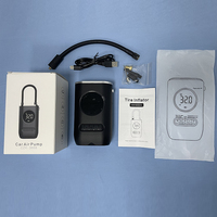 Pompe à air électrique pour voiture de haute qualité, mini pompe à air pour voiture, pompe à air numérique automatique à LED, pompe à air électrique sans fil 12V, pompe à air pour vélo portable