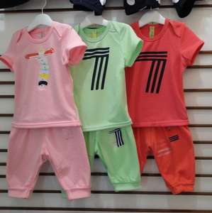 Conjuntos de Ropa de Verano de 2 Piezas para Bebés Unisex, Traje de Manga Corta con Camisa y Pantalones Cortos - Product Image 6