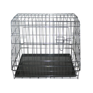 24 30 inç çelik evcil hayvan kafesi klasik yükseltilmiş tasarım kalın takviye katlanır taşınabilir eğimli köpek kafesi köpek kafesi - Product Image 2