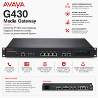 Passerelle multimédia Avaya G430, passerelle vocale IP PBX d'entreprise, commutateur téléphonique pour système de communication unifiée