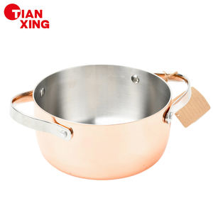 <span class=keywords><strong>Set</strong></span> di <span class=keywords><strong>Pentole</strong></span> Premium TIANXING in Acciaio Inox a 3 Strati, Casseruola Oro Rosa per Induzione, <span class=keywords><strong>Set</strong></span> di <span class=keywords><strong>Pentole</strong></span> e Padelle da Cucina - Product Image 5