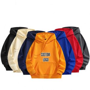 Wholesale Mens Hoodies Sweatshirt Sets With Drawstring Oversized Hooded Pullover Blank Sweatshirts Custom Embroidered Hoodie - Product Image 1