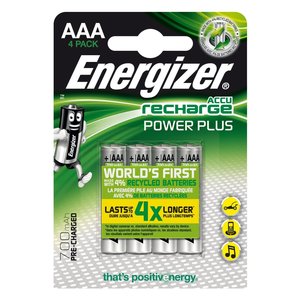Batería Recargable Ministilo AAA 700mAh POWER PLUS (4 piezas) 535 417005 00 - Product Image 1