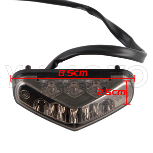 Yhmoto ไฟท้าย LED Ruecklicht สำหรับ KTM Duke 690 SMC R 2008 V ไฟเบรคหลังรูปตัว V 2024 - Product Image 6
