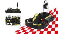 Vitesse Karting série démarrage manuel Ride-on Cars Go-Kart télécommande voiture chronométrée pour enfants Kiddie Ride jeux d'arcade