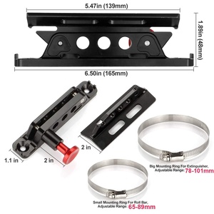Levo – support de rangement pour extincteur tout-terrain atv utv RZR support de montage à dégagement rapide pour <span class=keywords><strong>jeep</strong></span> <span class=keywords><strong>wrangler</strong></span> - Product Image 6