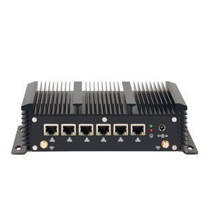 Mini PC de Aluminio sin Ventilador, CPU Intel, Firewall, Router VPN, Servidor de Seguridad de Red, 6 Puertos LAN, RS232 COM, Computadora - Product Image 5