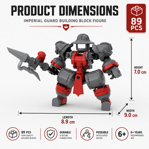 5 Diseños de Bloques de Construcción de Caballeros Medievales Mecha con Caballo, Lanza, Escudo, Martillo y Cañón, Ladrillos de Construcción Coleccionables - Product Image 5