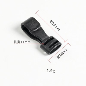 Tốt nhất bán vật liệu nhựa điều chỉnh <span class=keywords><strong>Nylon</strong></span> vải hiển thị thẻ tên tag mùa xuân móc với điều chỉnh Snap nhựa khóa móc - Product Image 4