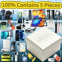 Caja Misteriosa Premium de 5 Piezas con Electrónicos: Smartphone 5G, Smart TV, Laptop, Tablet, Gadget Sorpresa Aleatorio, Audífonos