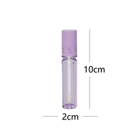 Conteneur cosmétique pour rouge à lèvres brillant violet, conteneur vide de luxe pour rouge à lèvres brillant, pot