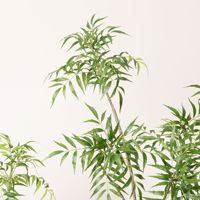Ornement de jardin en plastique Mahonia de Fortune's, verdure artificielle pour la décoration de bureau, de jardin et de la maison, plantes artificielles