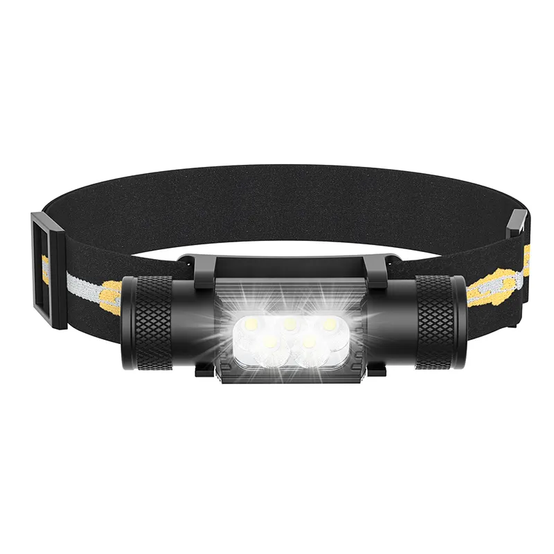 New Popular Miner Headlamp Powerful P8 LED Headlamp Running Rechargeable Head Lamp Stepless Dimming Headlamp Flashlight