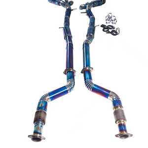 Système d'échappement Catback en alliage de titane avec soupape, compatible OEM pour Infiniti Q50, Q50S, Q60, Q60S, Q70 3.0T 3.7L - Product Image 2
